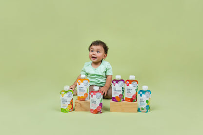 Serenity Kids 6+ Months Baby Food Pouches Puree Made With Ethically Sourced Meats & Organic Veggies | 3.5 Ounce BPA-Free Pouch | Meats + Herbs Variety Pack | 6 Count