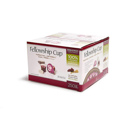 BROADMAN CHURCH SUPPLIES Pre-filled Communion Fellowship Cup, Juice and Wafer Set, 100 Count