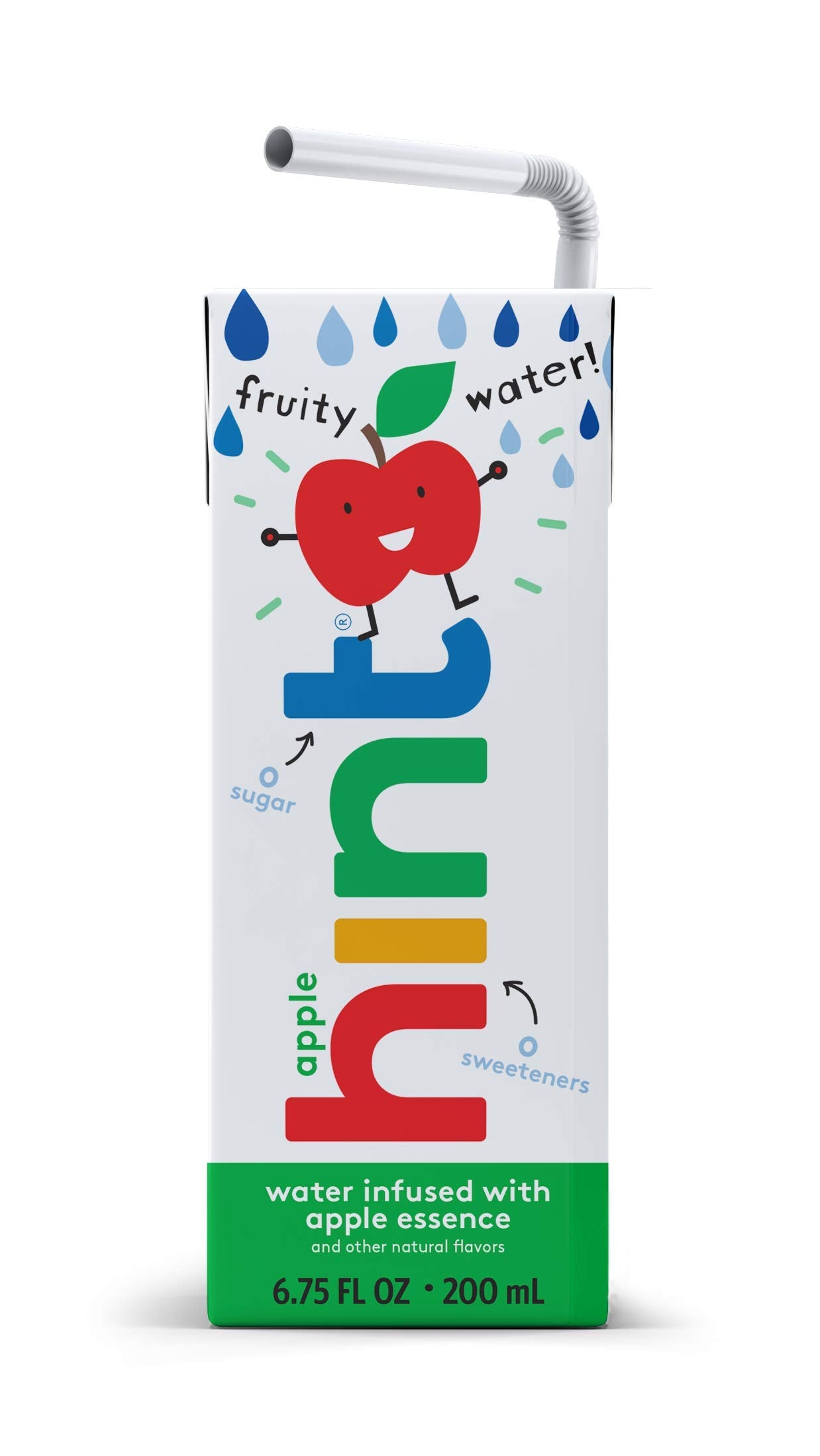 Hint Kids Water Variety, 8 Boxes, Each of: Cherry, Watermelon, Apple, & Blackberry, Zero Sugar, Zero Sweeteners, Zero Preservatives, Zero Artificial Flavors, 6.75 Fl Oz (Pack of 32)