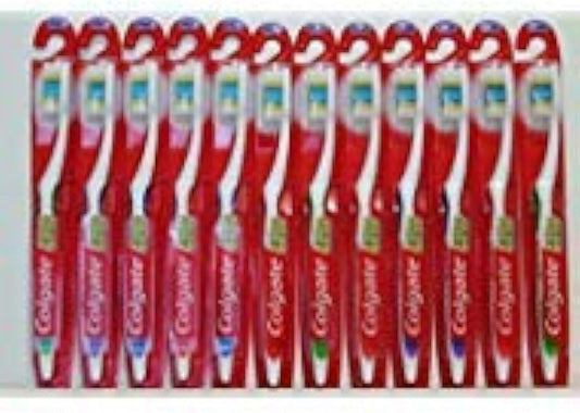 12 Pack Colgate Toothbrush Firm Hard Full Head Extra Clean New