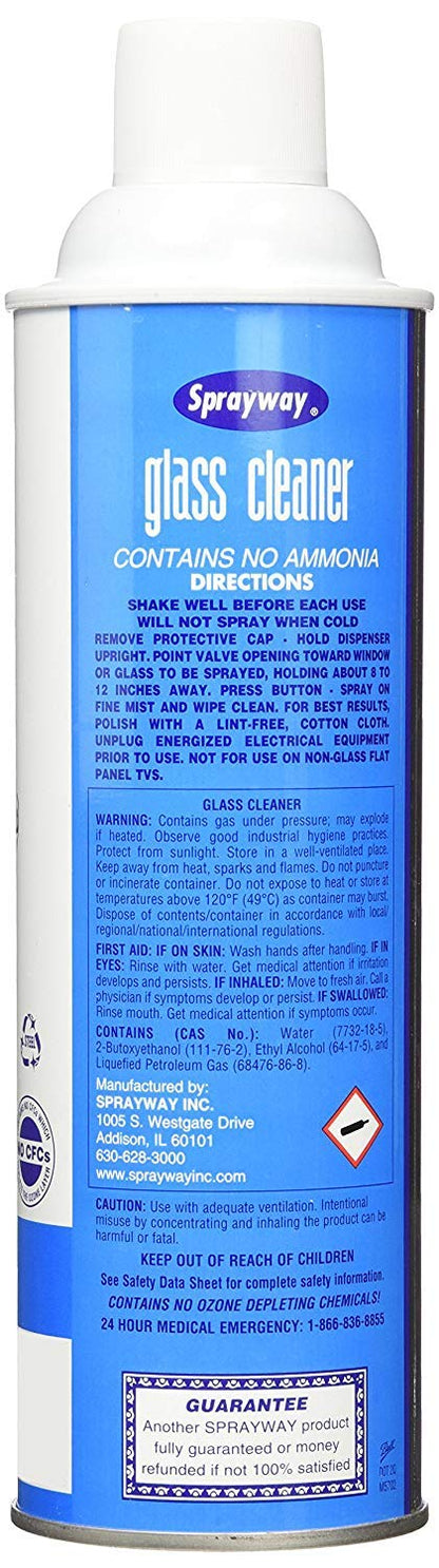 Glass Cleaner Ammonia Free, Streak Free, Blue