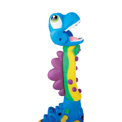 Play-Doh Dino Crew Growin' Tall Bronto, Dinosaur Toys for Kids 3-5 with 2 Eggs