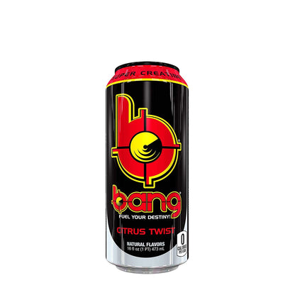 Bang Energy Bangster Berry, Sugar-Free Energy Drink, 16-Ounce (Pack of 12)