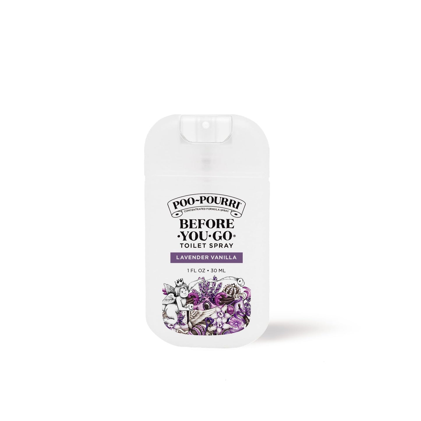 Poo-Pourri Before-You-Go Toilet Spray, Beach Bum, 1 Fl Oz Pocket Travel Size - Coconut, Orchid and Toasted Praline