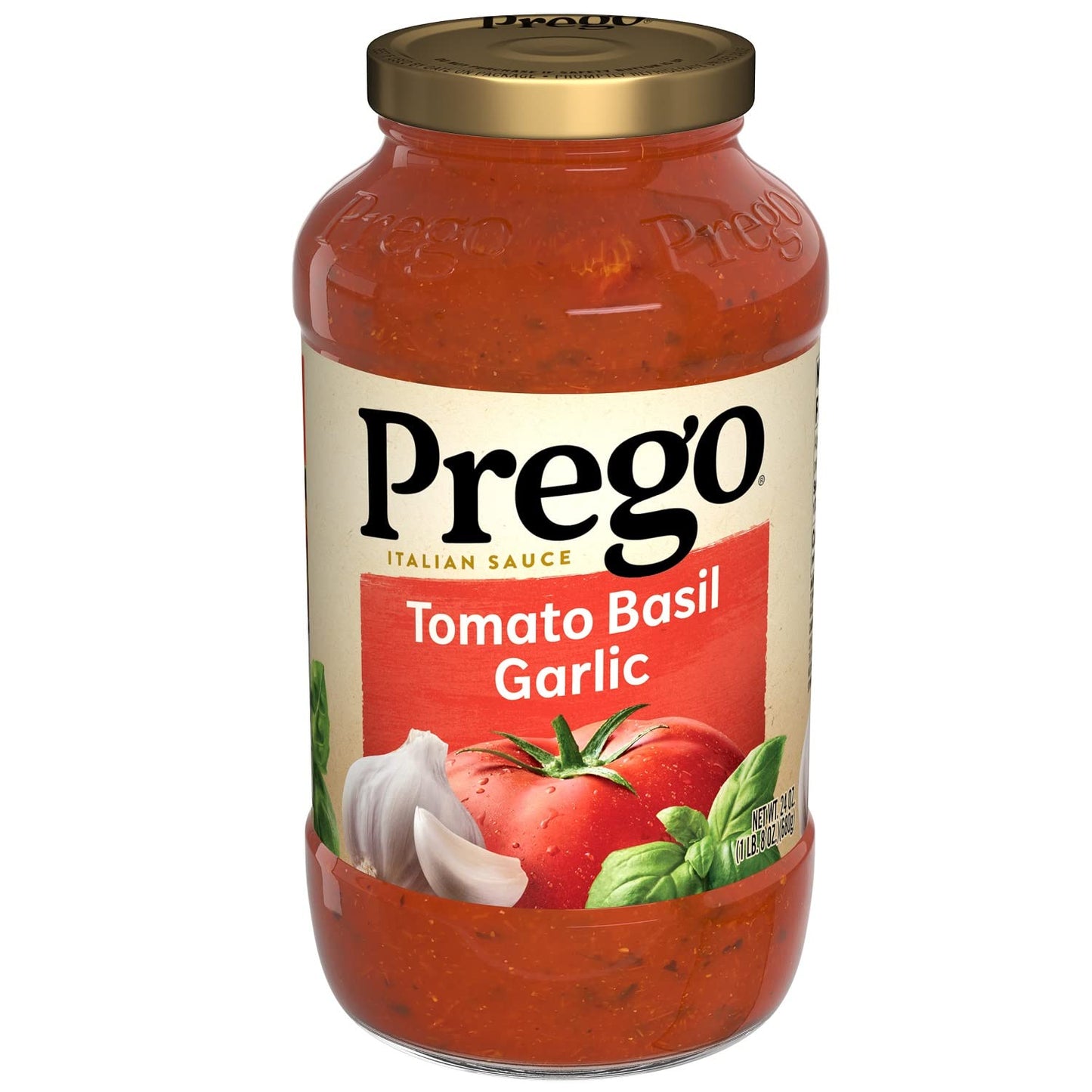 Prego Chunky Tomato with Garlic and Onion Pasta Sauce, 24 Oz Jar