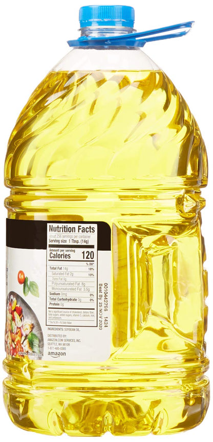 Amazon Brand - Happy Belly Soybean Vegetable Oil, 48 fl oz (Pack of 1)