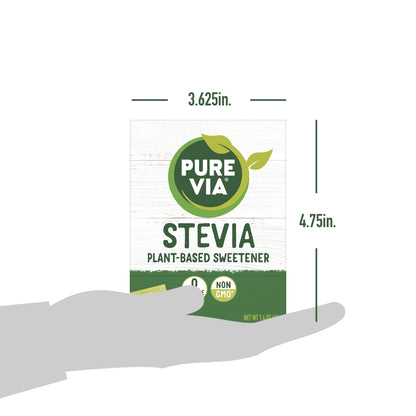 Pure Via Stevia Sweetener 28.2oz (800 packets)