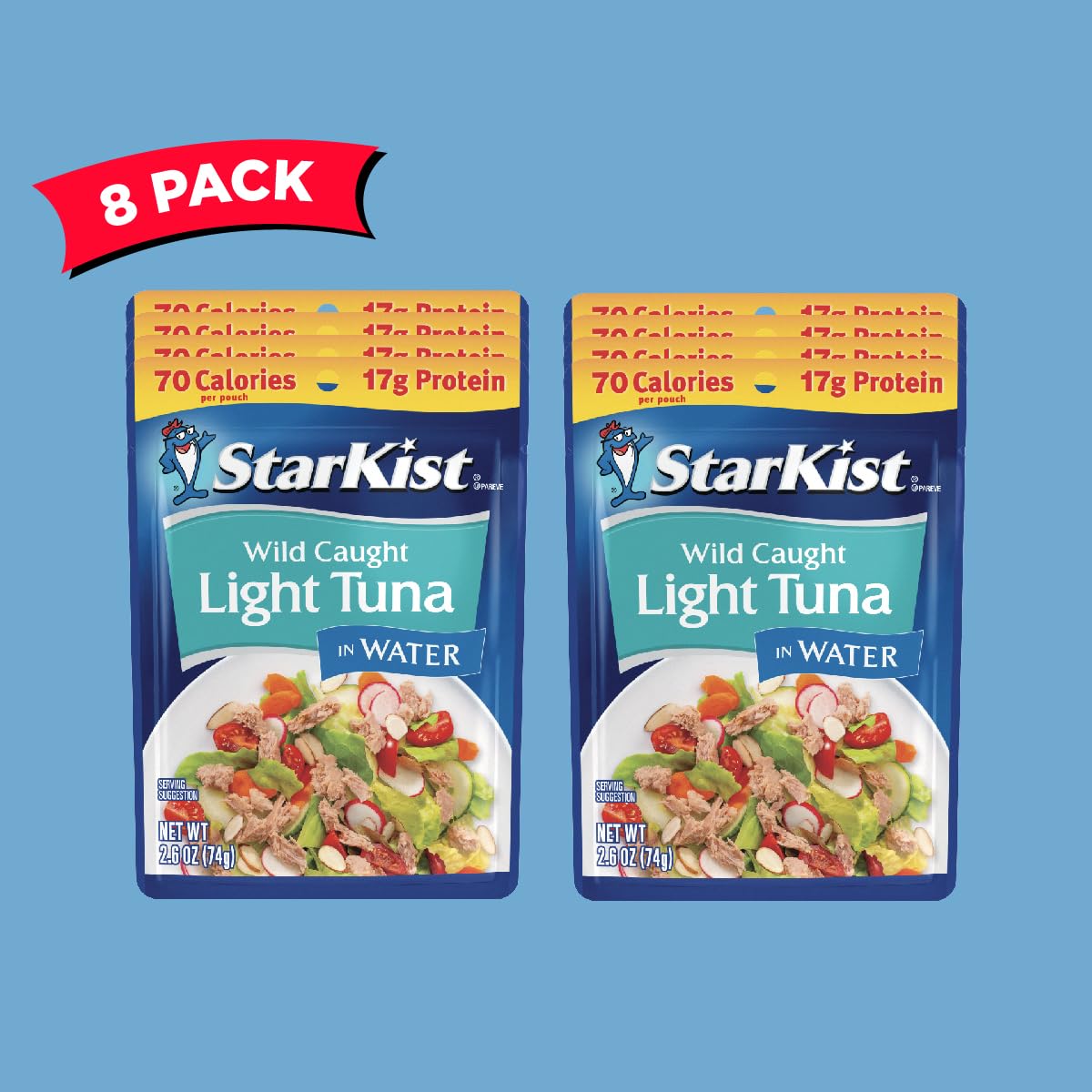 StarKist Chunk Light Tuna in Water, 2.6 Ounce (Pack of 10)