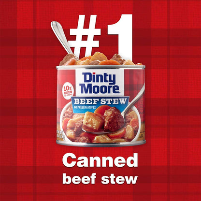 DINTY MOORE Beef Stew with Fresh Potatoes & Carrots 20 Ounce (Pack of 12)