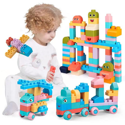 Top STEM Soft Building Block Sets for Kids Aged 18 months to 6 years old.Mega Building Blocks for preschool.Large Construction Block Toys for Toddler to Improve Imagination、Creativity、Hands-on Ability