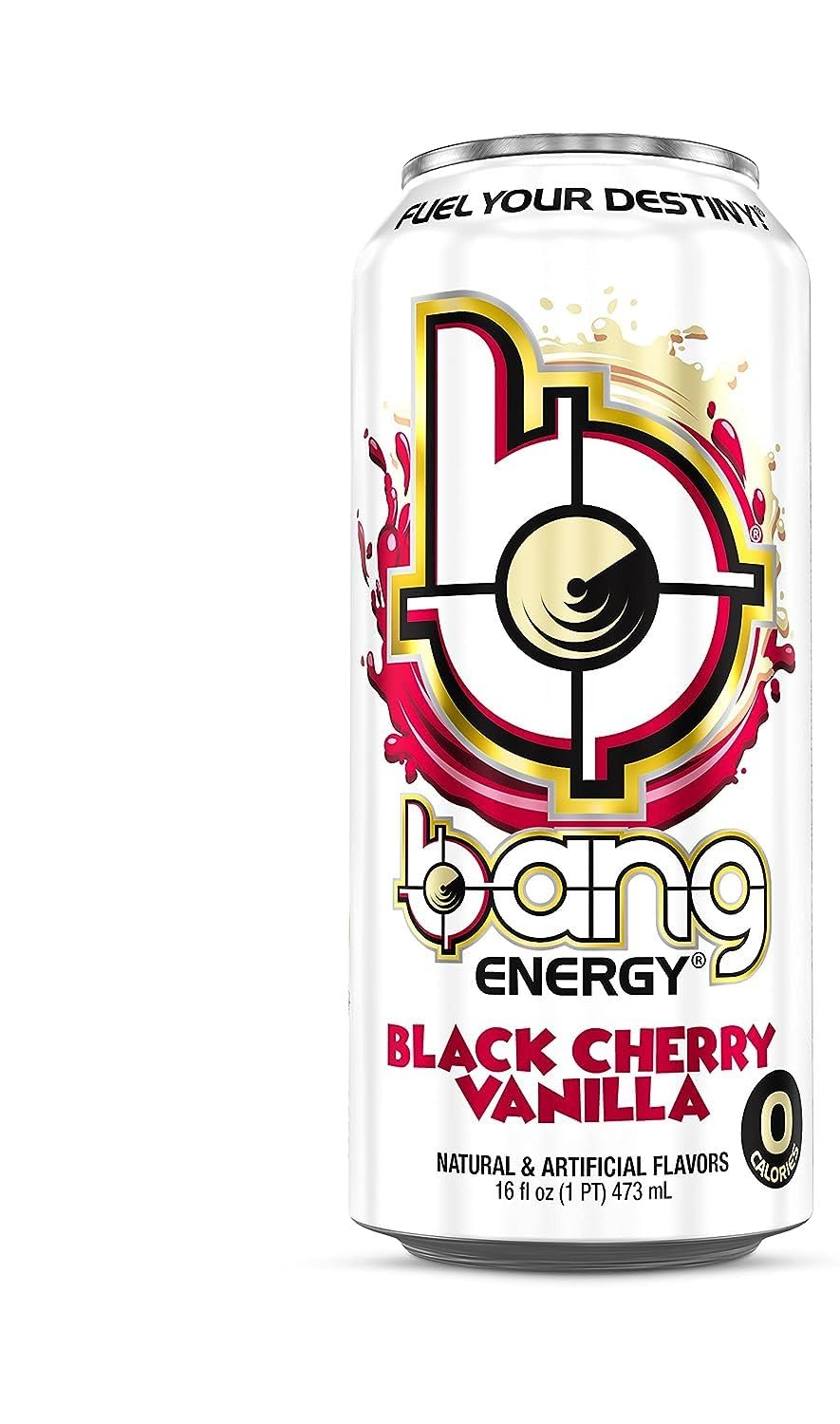 Bang Energy Bangster Berry, Sugar-Free Energy Drink, 16-Ounce (Pack of 12)