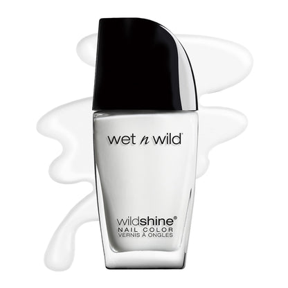 wet n wild Wild Shine Nail Polish, Teal Blue Be More Pacific, Nail Color