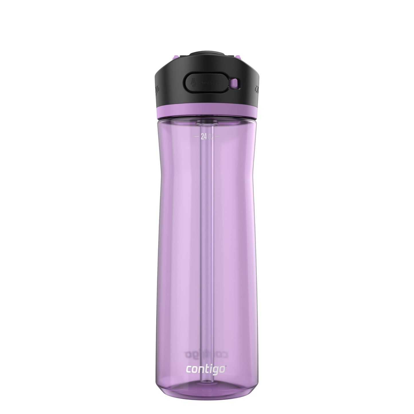 Contigo Ashland 2.0 Water Bottle with AUTOSPOUT Lid | Tritan Water Bottle, 24oz., 3 Pack, Juniper & Sake & Bubble Tea