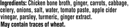 Swanson Sipping Bone Broth, Chicken Bone Broth with Ginger & Turmeric, 10.75 Ounce Sipping Cup (Pack of 8)