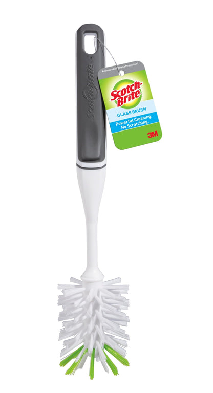 Scotch-Brite Glass and Water Bottle Brush, Long-Lasting Bristles, Safe On Multiple Types Of Water Bottles, Vases, And More