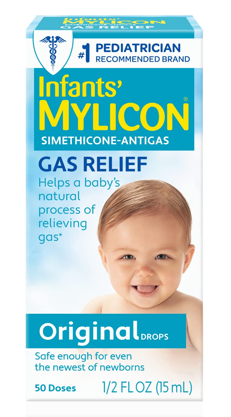 MYLICON Infants Gas Relief Drops for Infants and Babies, Dye Free Formula, 1 Fluid Ounce