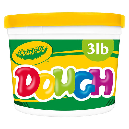 Crayola Dough - Yellow (3lb), Bulk Modeling Dough for Kids, Clay Alternative, Resealable Tub, Ages 3+, Great for Kids Arts & Crafts