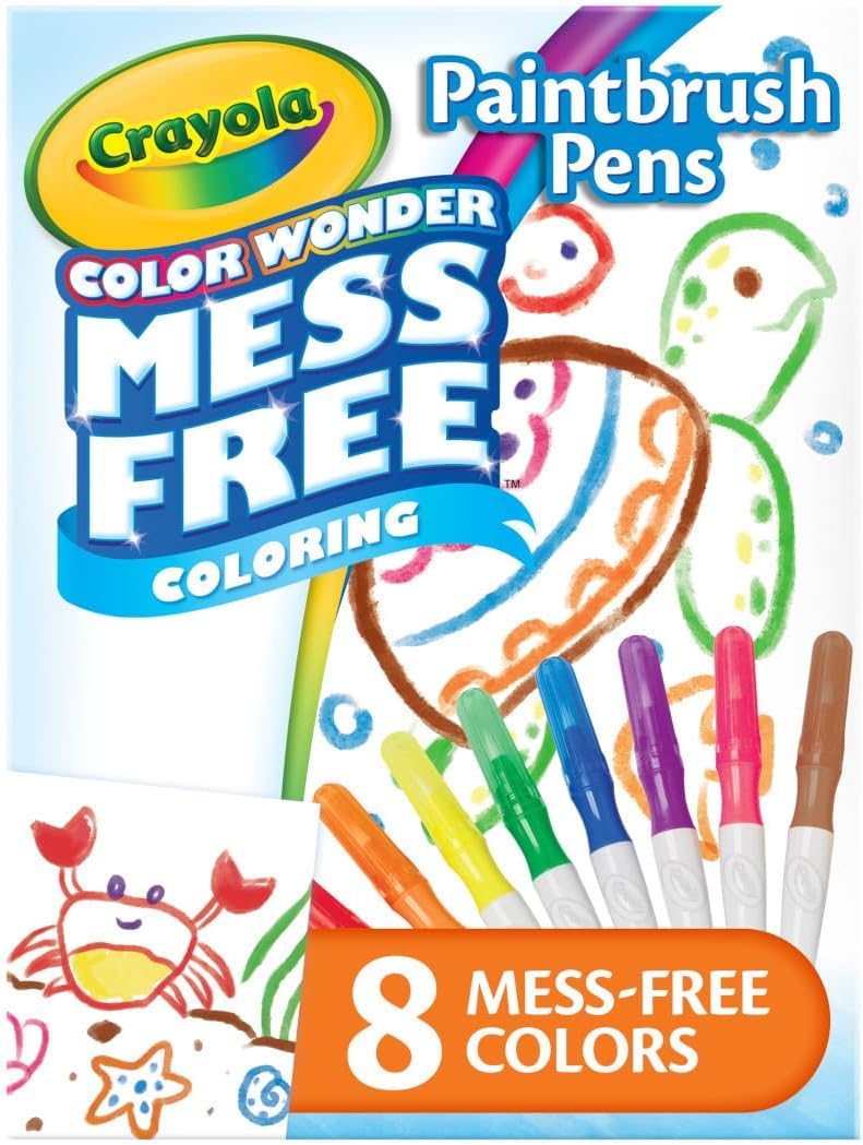 Crayola Color Wonder Mess Free Coloring, Blank Coloring Pages, 50 Count, Printable Page Refill Set