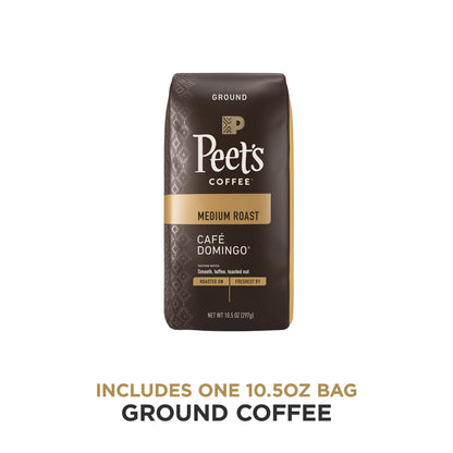 Peet's Coffee Major Dickason's Blend, Dark Roast Ground Coffee, 20 oz