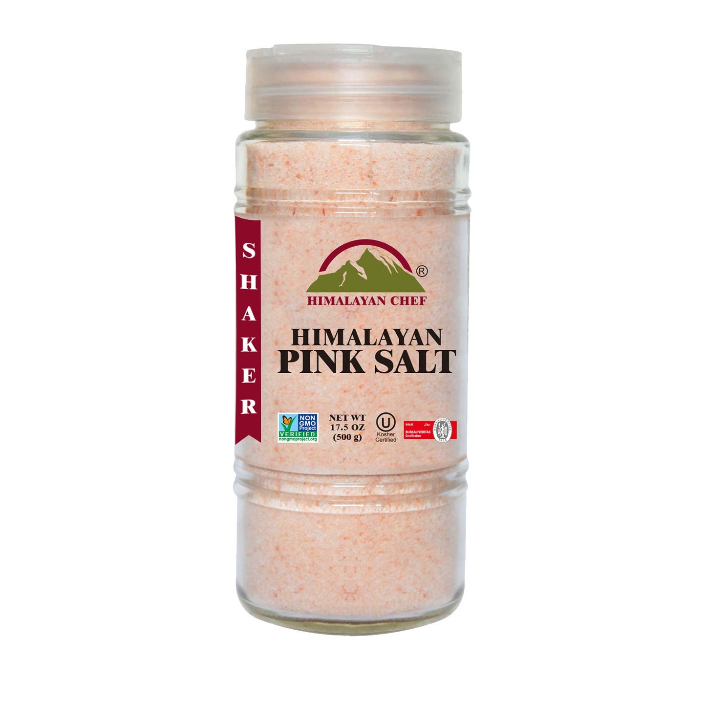 Himalayan Chef Pink Himalayan Salt, Fine Grain - 1 lbs (1 Pound Bag)