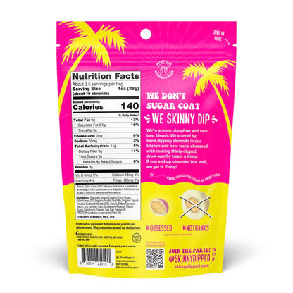 SkinnyDipped Snack Attack Minis Almond Variety Pack, Healthy Snack, Plant Protein, Gluten Free, 0.46 oz Mini Bags, Pack of 25