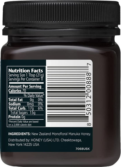 MANUKA DOCTOR - Raw Manuka Honey MGO 30+ SQUEEZY, 100% Pure New Zealand Honey. Certified. Guaranteed. RAW. Non-GMO (10.58 oz)