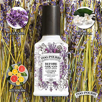 Poo-Pourri Before-You-Go Toilet Spray, Beach Bum, 1 Fl Oz Pocket Travel Size - Coconut, Orchid and Toasted Praline