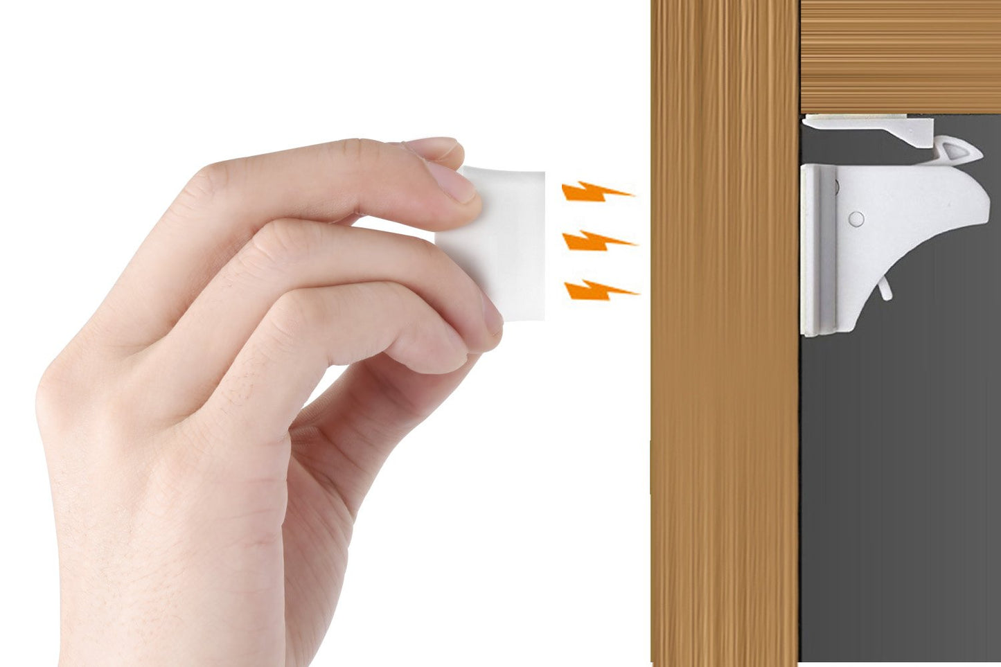 20 Pack Magnetic Cabinet Locks Baby Proofing - Vmaisi Children Proof Cupboard Drawers Latches - Adhesive Easy Installation