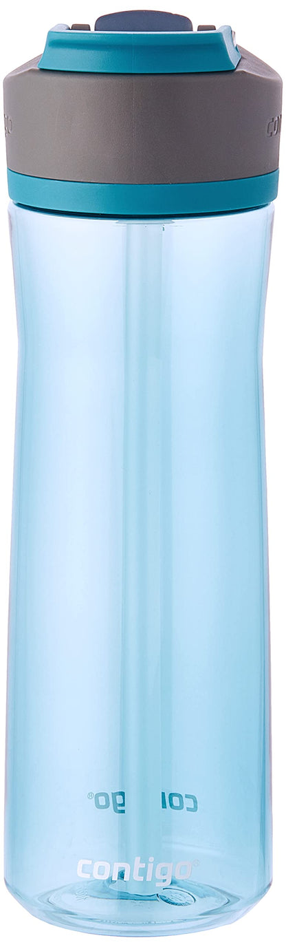 Contigo Ashland 2.0 Water Bottle with AUTOSPOUT Lid | Tritan Water Bottle, 24oz., 3 Pack, Juniper & Sake & Bubble Tea