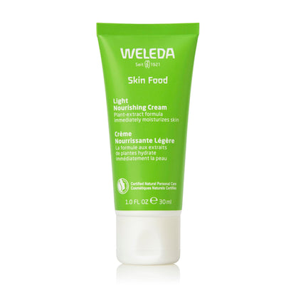 Weleda Skin Food Light Nourishing Body Cream 2.5 Fluid Ounce, Plant Rich Hydrating Moisturizer with Chamomile, Calendula and Pansy