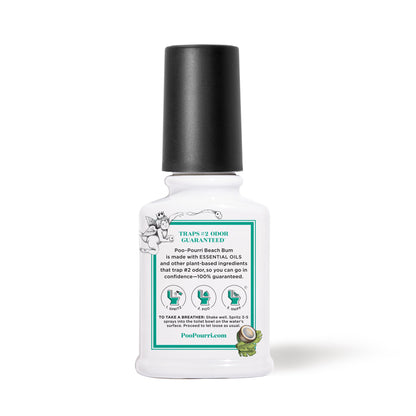 Poo-Pourri Before-You-Go Toilet Spray, Beach Bum, 1 Fl Oz Pocket Travel Size - Coconut, Orchid and Toasted Praline