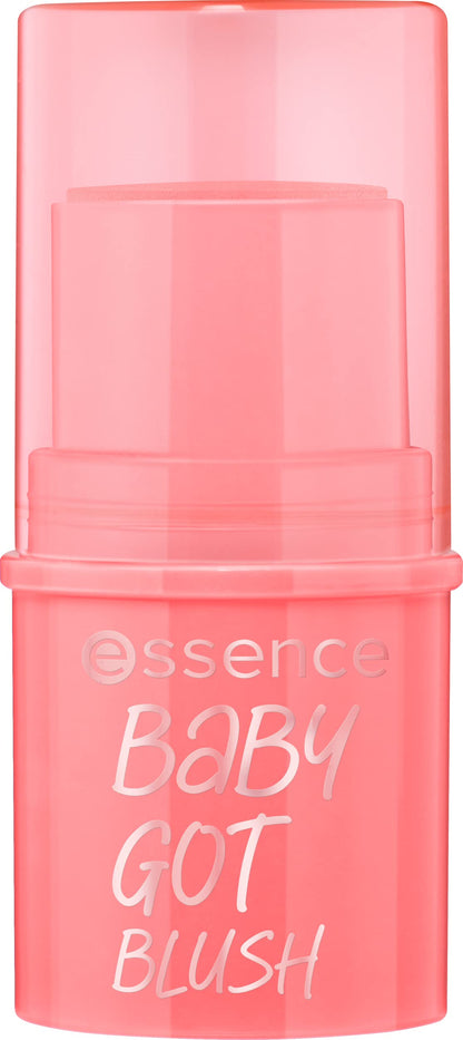 essence | Baby Got Blush | Easy to Apply & Blend Pigmented Cream Blush Stick | Vegan & Cruelty Free | Free From Gluten, Parabens, & Microplastic Particles (20 | Peaches & Cream)