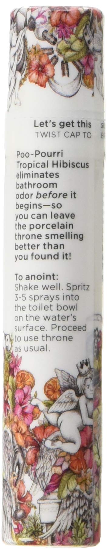 Poo-Pourri Before-You-Go Toilet Spray, Beach Bum, 1 Fl Oz Pocket Travel Size - Coconut, Orchid and Toasted Praline