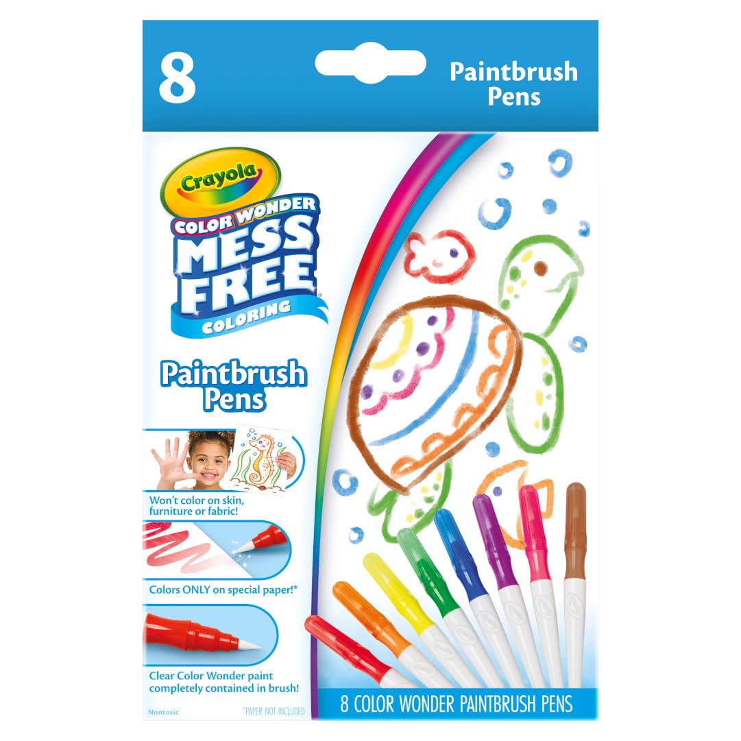 Crayola Color Wonder Mess Free Coloring, Blank Coloring Pages, 50 Count, Printable Page Refill Set