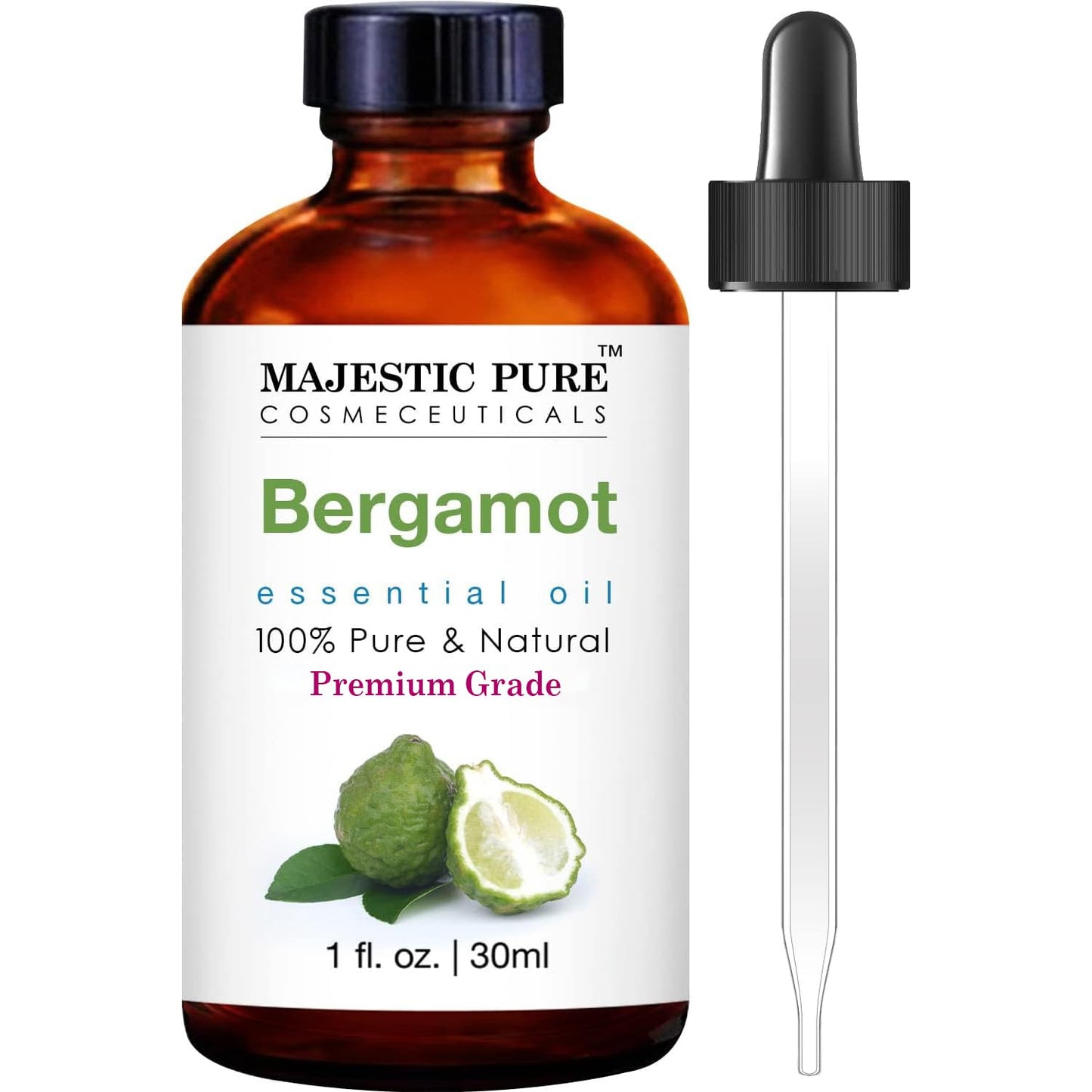 MAJESTIC PURE Basil Essential Oil, Premium Grade, Pure and Natural Premium Quality Oil, 4 Fl Oz