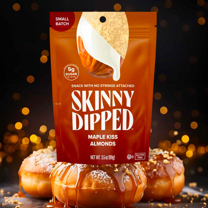 SkinnyDipped Snack Attack Minis Almond Variety Pack, Healthy Snack, Plant Protein, Gluten Free, 0.46 oz Mini Bags, Pack of 25