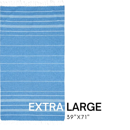 BAY LAUREL Turkish Beach Towel with Travel Bag 39 x 71 Quick Dry Sand Free Lightweight Large Oversized Towels Light