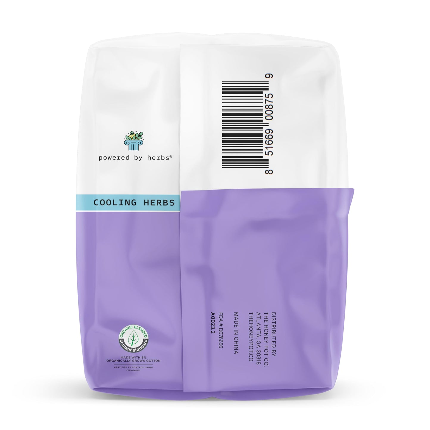 The Honey Pot Company - Herbal Postpartum Pads w/Wings - Infused w/Essential Oils for Cooling Effect, Organic Cotton Cover, & Ultra-Absorbent - Postpartum Essentials to fill your Postpartum Kit - 12ct