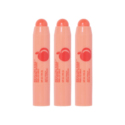 Revlon Lip Balm, Kiss Tinted Lip Balm, Face Makeup with Lasting Hydration, SPF 20, Infused with Natural Fruit Oils, 030 Sweet Cherry, 0.09 Oz