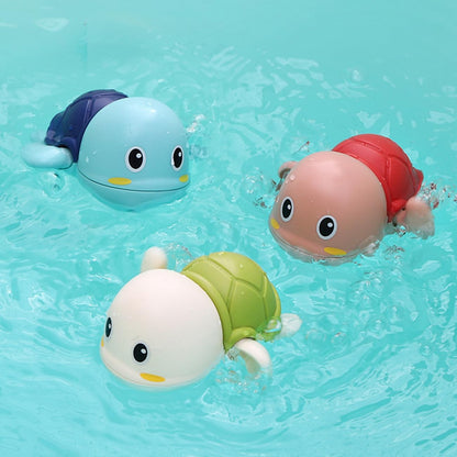 SEPHIX Bath Toys for Toddlers 1-3, Cute Swimming Turtle Bath Toys for 1 2 Year Old Boy Girl Gifts, Water Pool Toys for Baby Toddler Toys Age 1-4, Wind-up Infant Bathtub Toys, 3 Pack