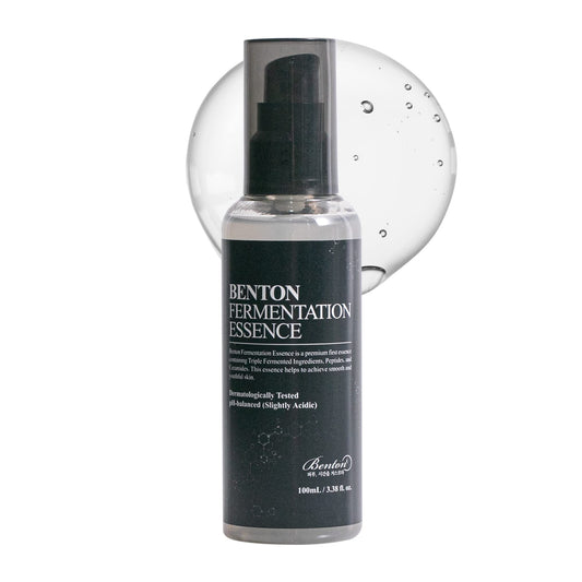 BENTON Fermentation Essence Skin Care 3.38 fl.oz. - Galactomyces & Bifida & Lactobacillus/Collagen, Tone Balancing, Skin Smoothing, Elasticity, Korean Clean Beauty Skin Care