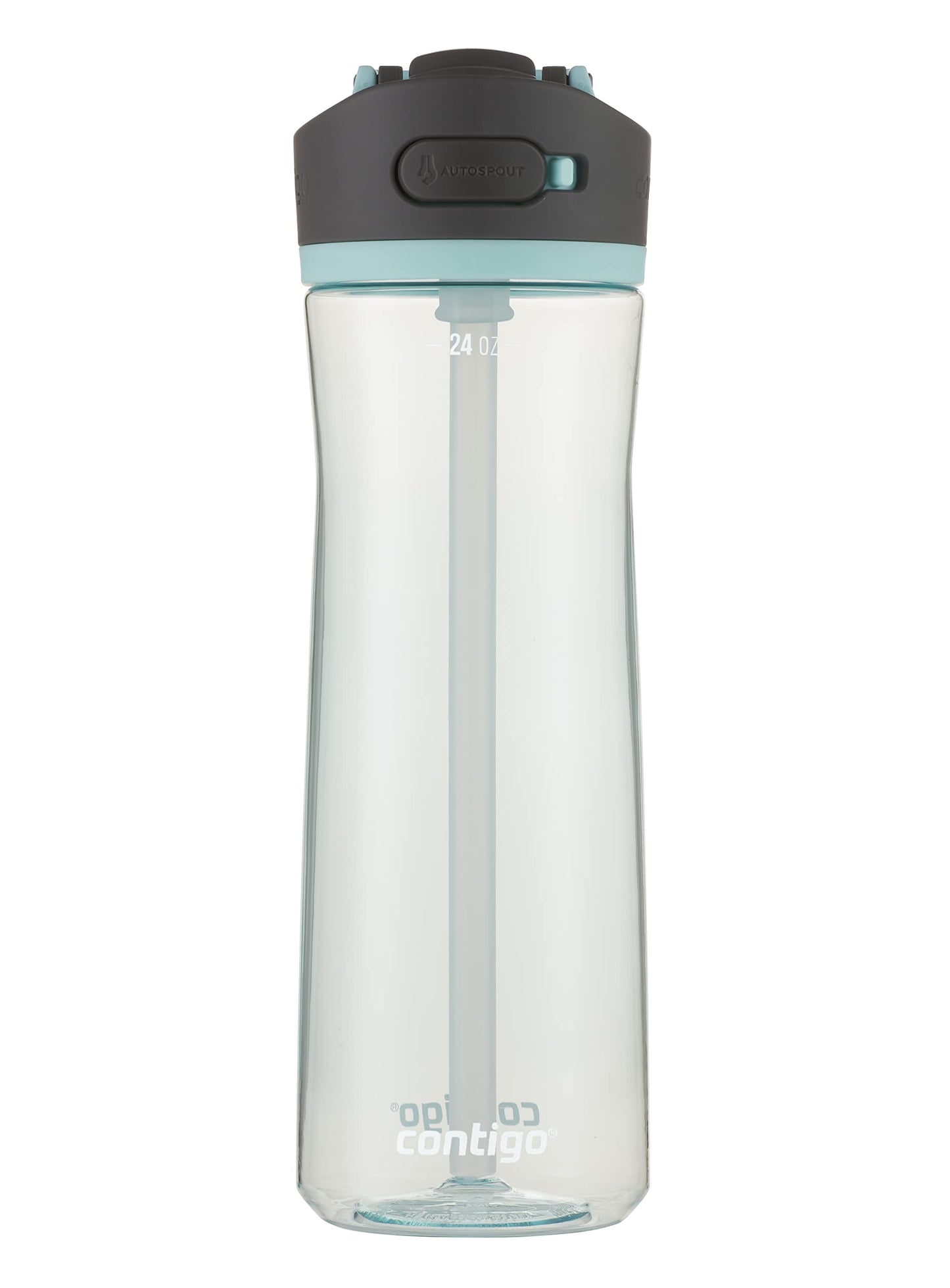 Contigo Ashland 2.0 Water Bottle with AUTOSPOUT Lid | Tritan Water Bottle, 24oz., 3 Pack, Juniper & Sake & Bubble Tea