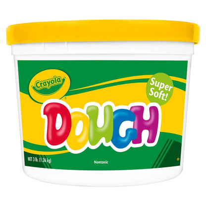 Crayola Dough - Yellow (3lb), Bulk Modeling Dough for Kids, Clay Alternative, Resealable Tub, Ages 3+, Great for Kids Arts & Crafts