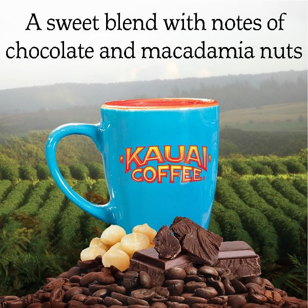 Kauai Coffee Na Pali Coast Dark Roast - Compatible with Keurig Pods K-Cup Brewers (1 Pack of 24 Single-Serve Cups)