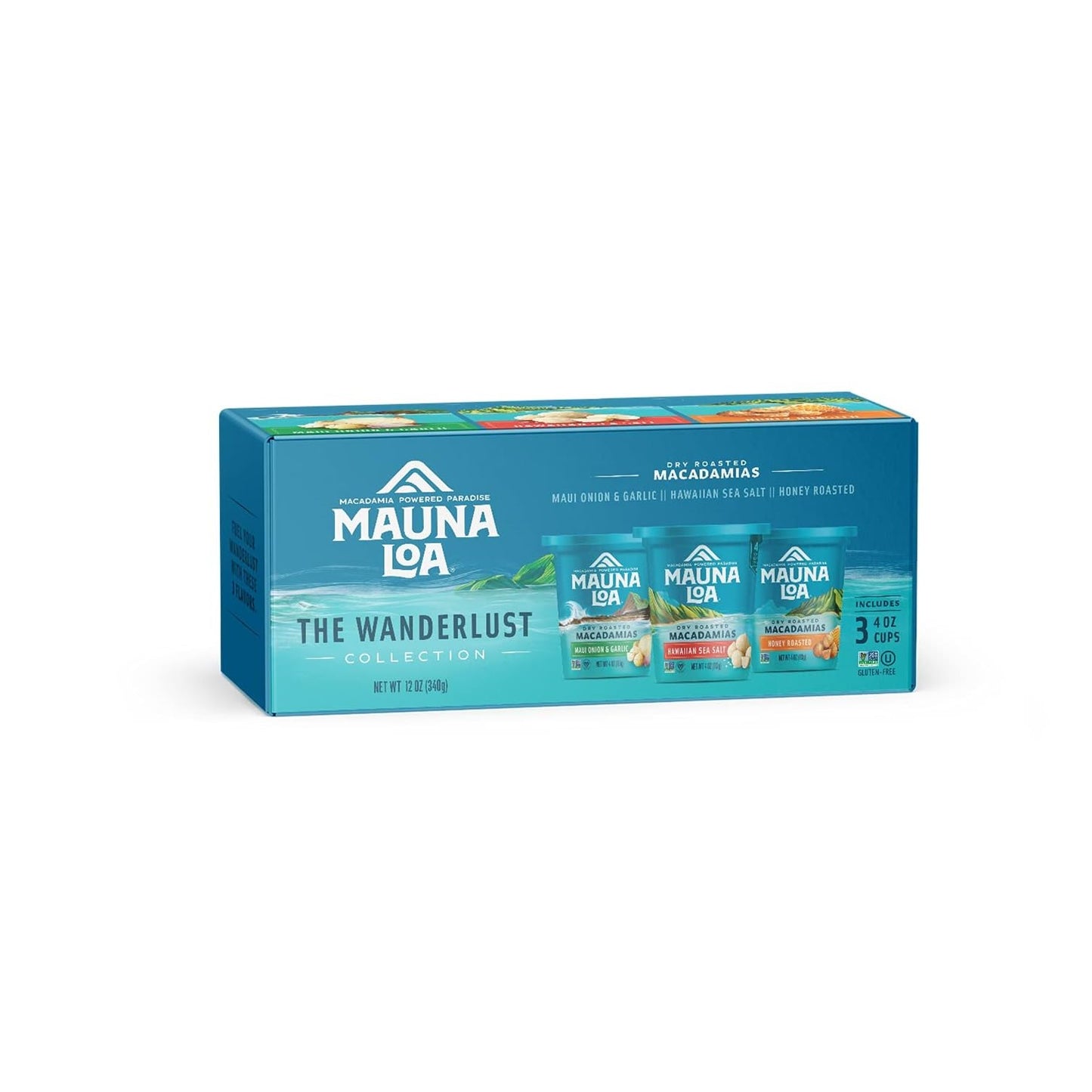 Mauna Loa Premium Hawaiian Roasted Macadamia Nuts, Sea Salt Flavor, 8 Oz