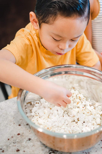 Amish Country Popcorn - Baby White (6 Pound Bag) - Small & Tender Popcorn - Old Fashioned And Delicious with Recipe Guide