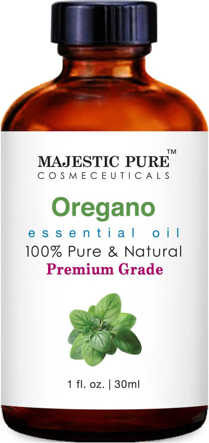 MAJESTIC PURE Basil Essential Oil, Premium Grade, Pure and Natural Premium Quality Oil, 4 Fl Oz