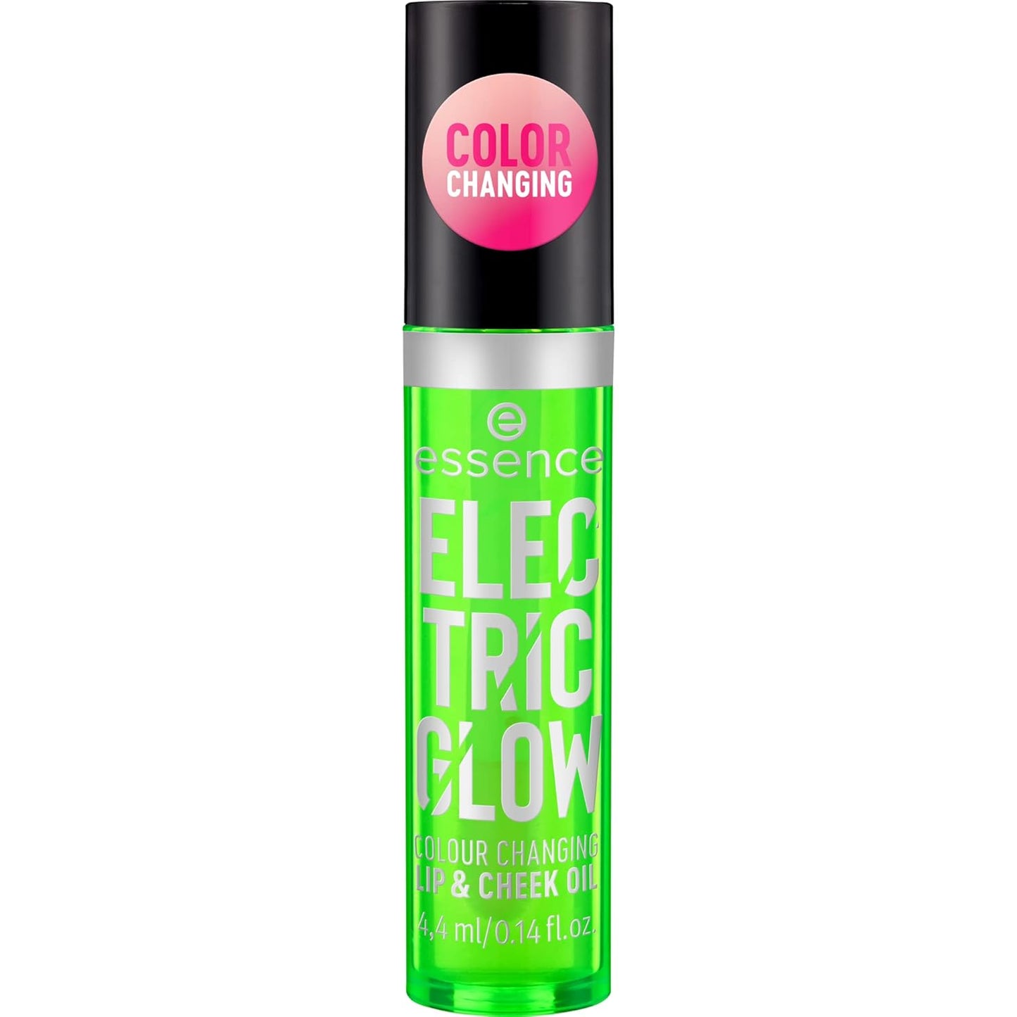 essence | Electric Glow Color Changing Lip & Cheek Oil | pH Reacting Blush & Lip Color for Natural, Radiant Finish | Vegan & Cruelty Free, Gluten Free