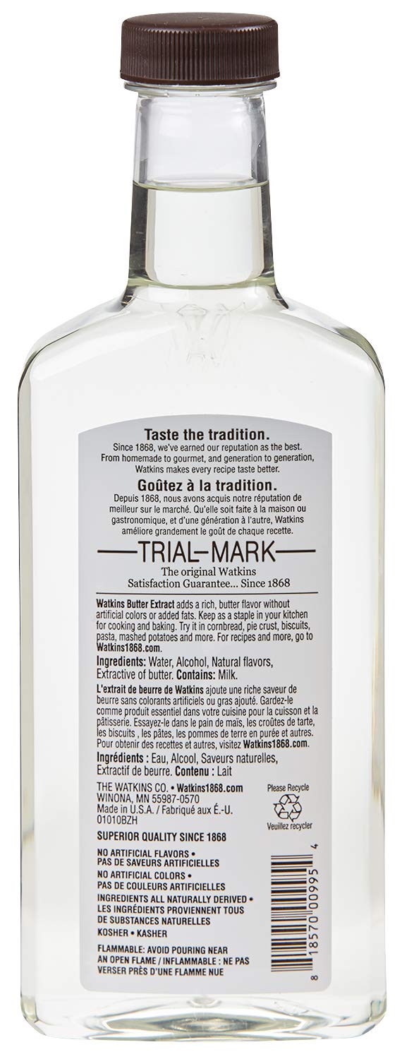 Watkins All Natural Original Gourmet Baking Vanilla, with Pure Vanilla Extract, 11 Fl Oz (Pack of 1) - Packaging May Vary