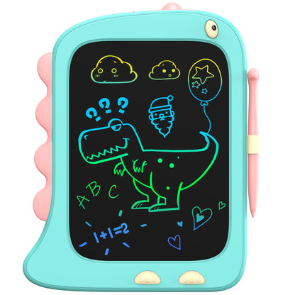 ORSEN 8.5 Inch LCD Doodle Board Tablet Toy - Green Dinosaur Drawing Pad for Kids 2-6 Years Old - Christmas and Birthday Gifts